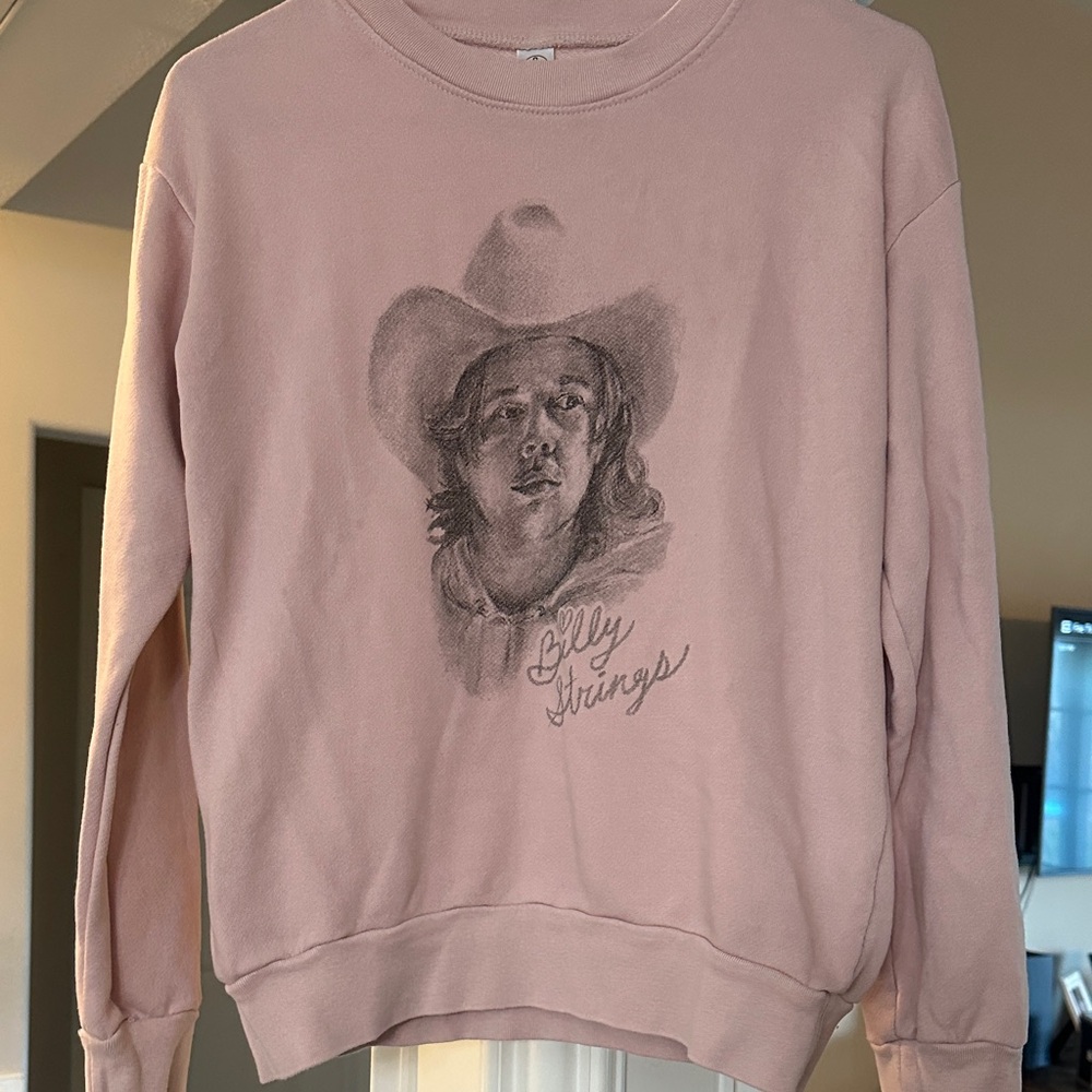 Billy Strings Pink Graphic Sweatshirt